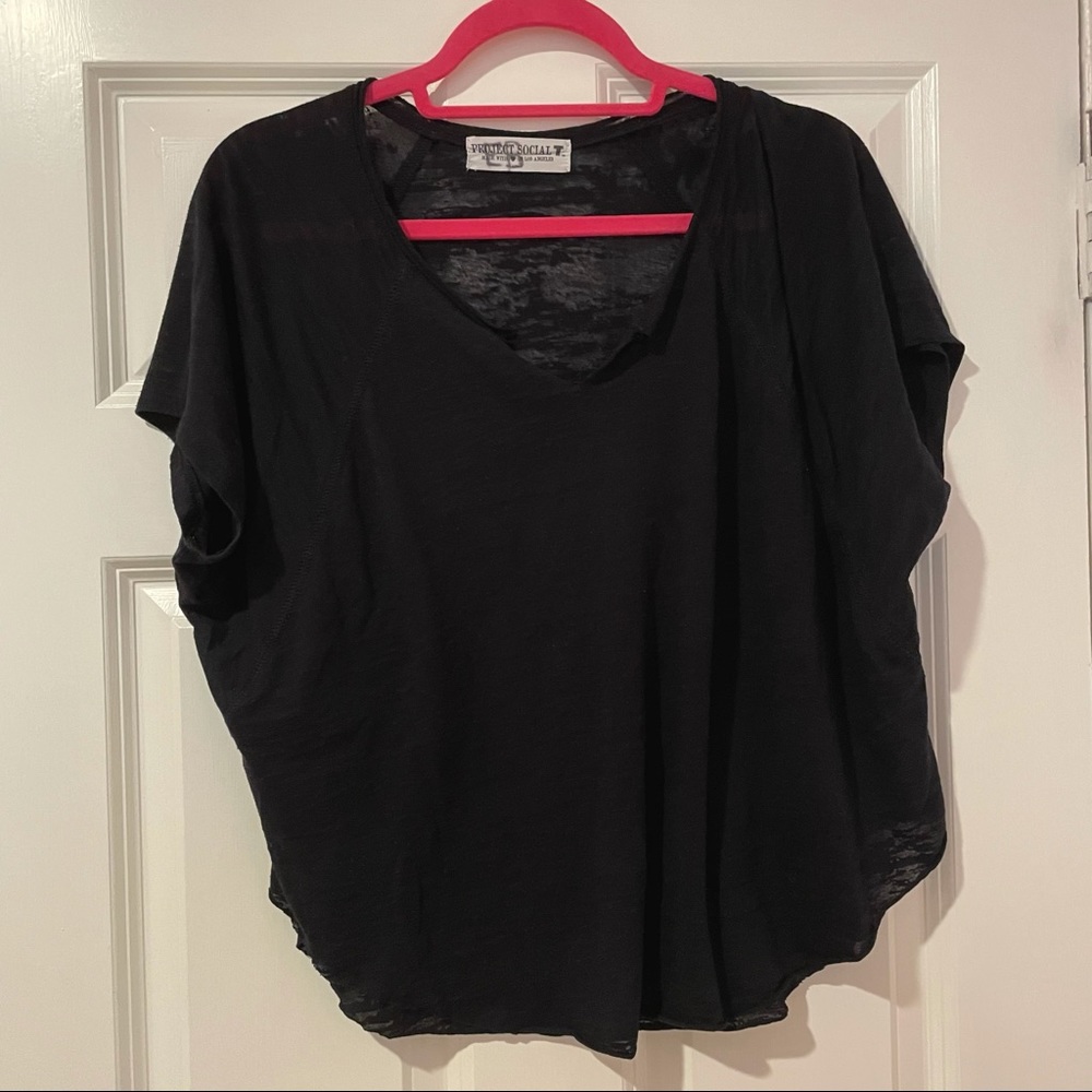 Project Social Tee Heathered Black T-shirt